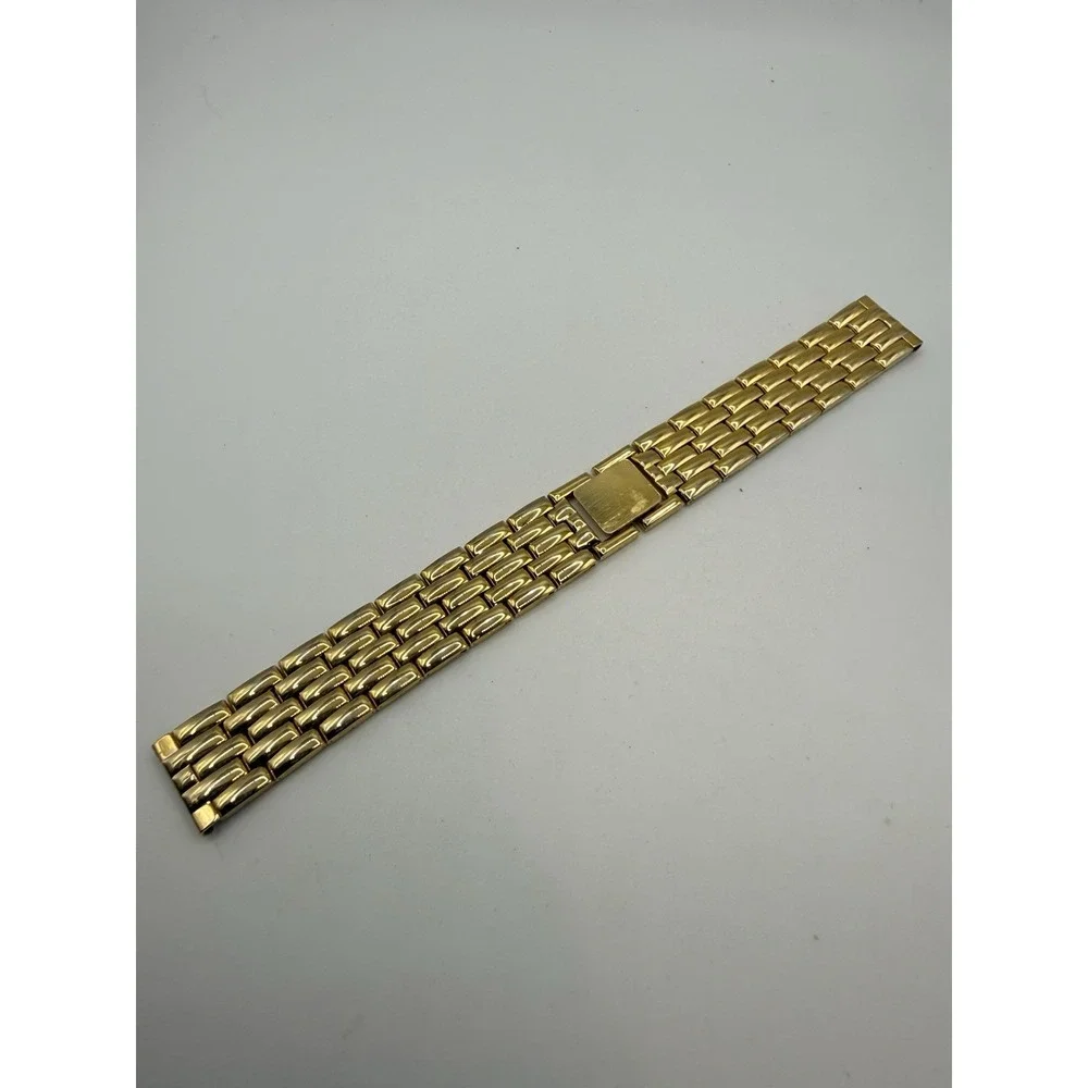 Stainless Steel Watch Band Replacement Gold Tone Link 18mm 6